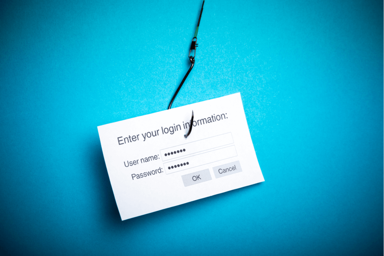 Phishing scams try to steal personal information like passwords and logins