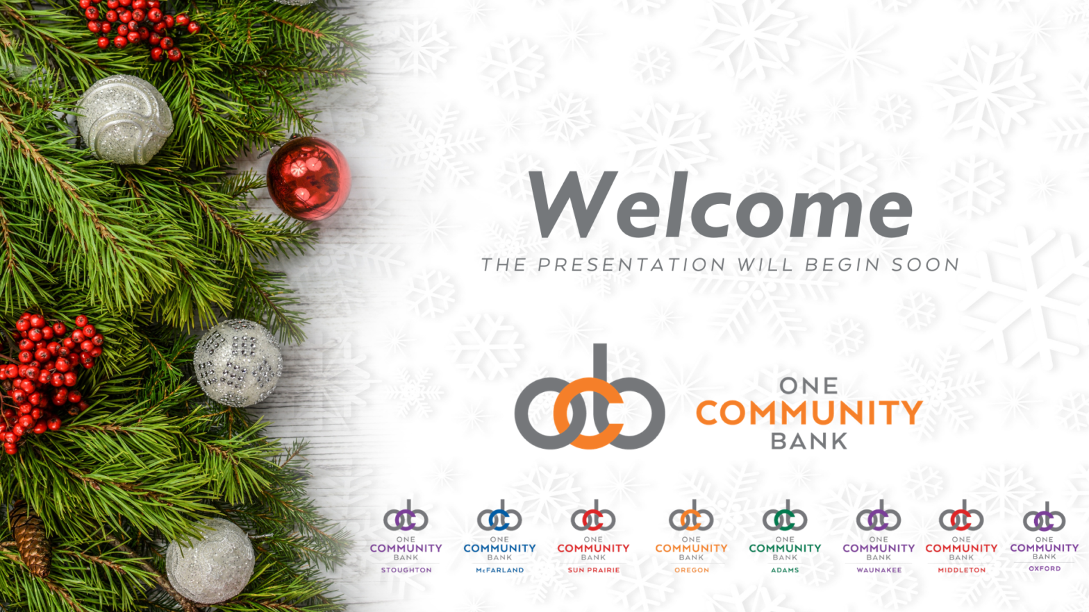 holiday presentation slide